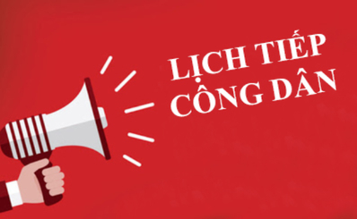 Lịch tiếp công dân định kỳ của Giám Đốc Bệnh viện năm 2021
